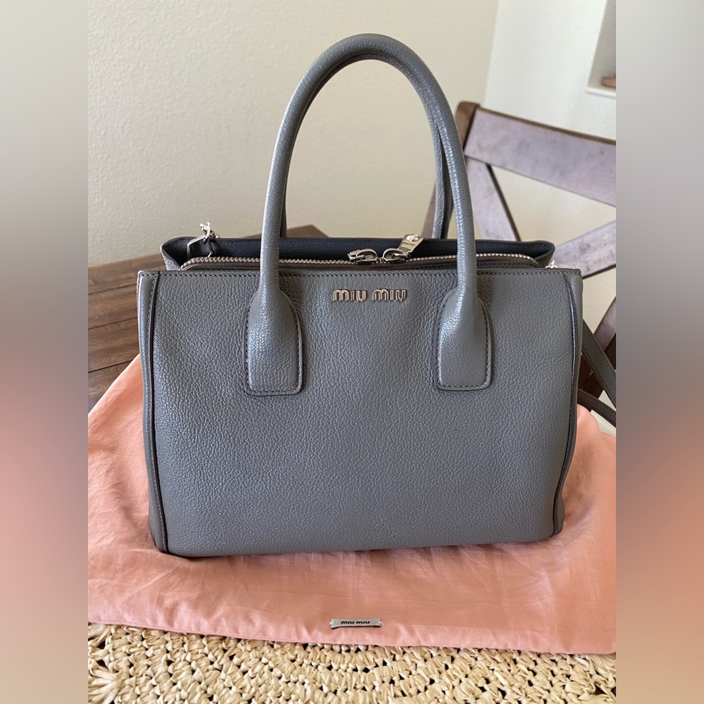 Miu Miu Classic Two Way Tote